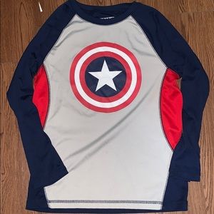 Marvel Boys Size Medium Long Sleeved Shirt